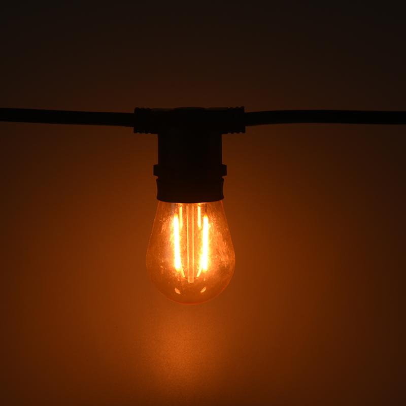 Zintegrowana lampa sznurkowa z płaską główką