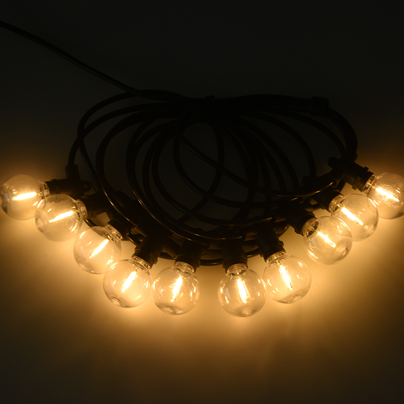Zintegrowana lampa solarna G40 (oprawka E12, 5 metrów 10 lamp)